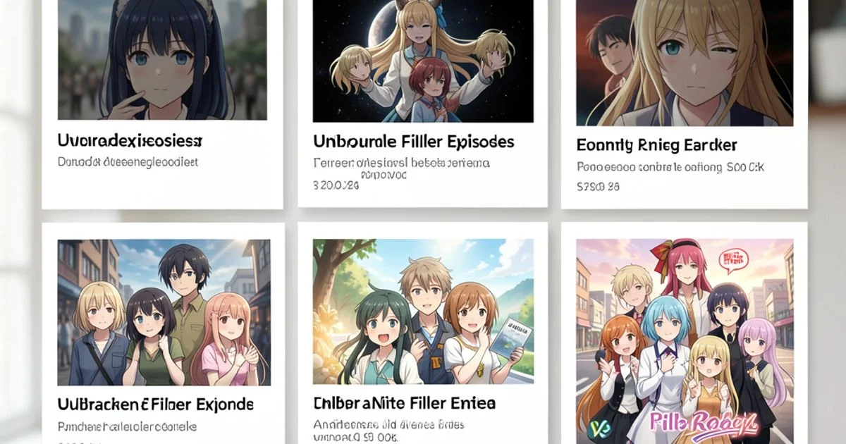 Filler Guide - AniFanGuide