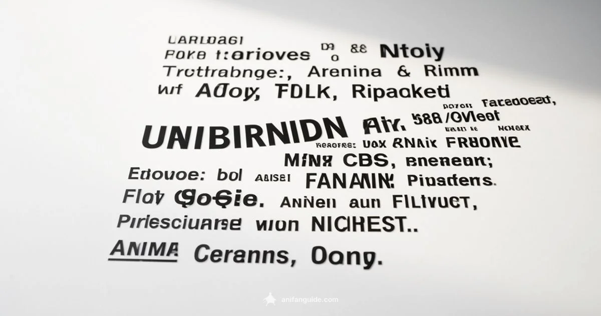 Anime Terms Overview - AniFanGuide